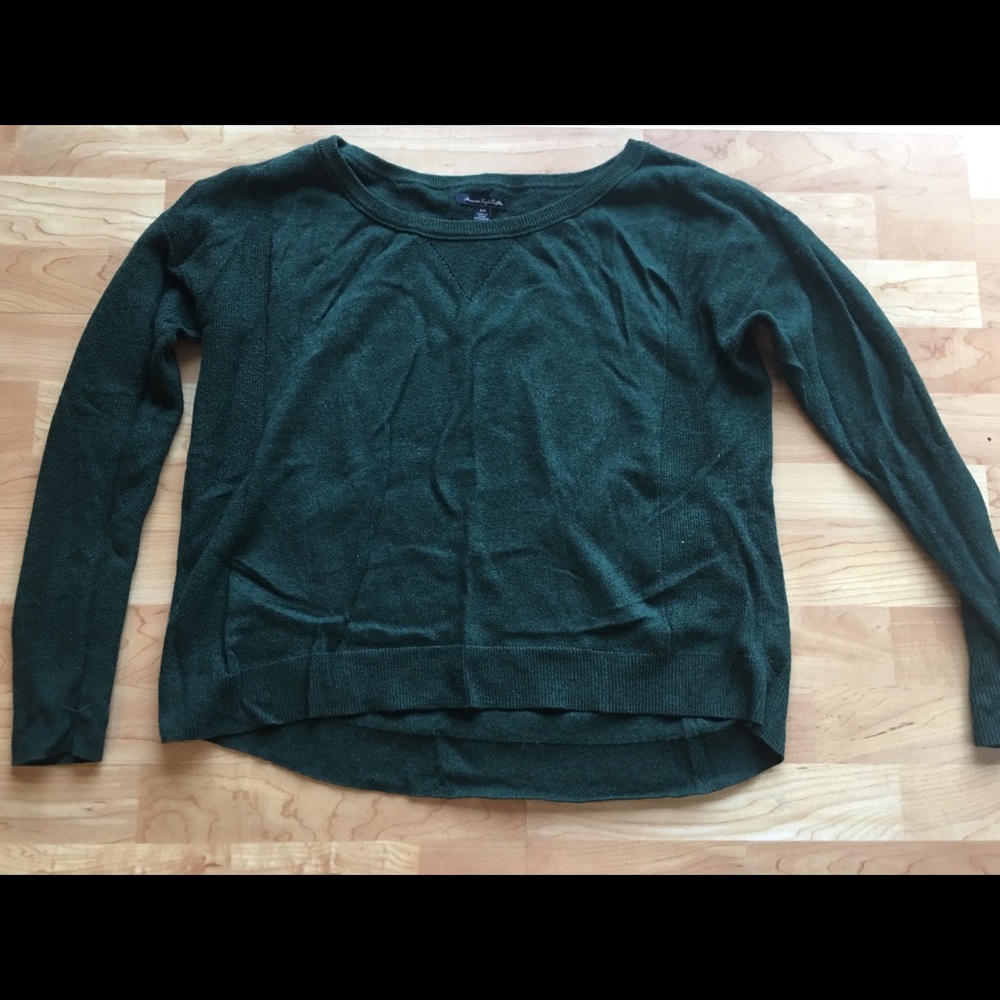 American Eagle green sweater